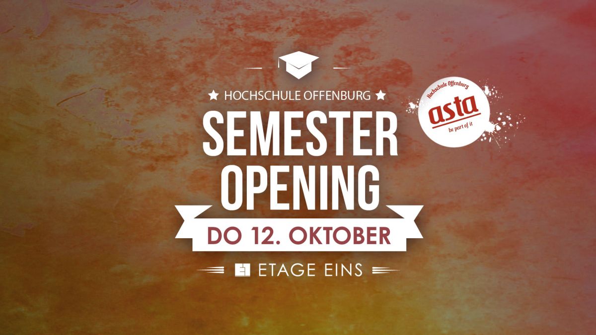 Semester Opening Party - Asta Hochschule Offenburg