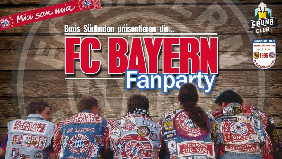 Die FC Bayern Fanparty