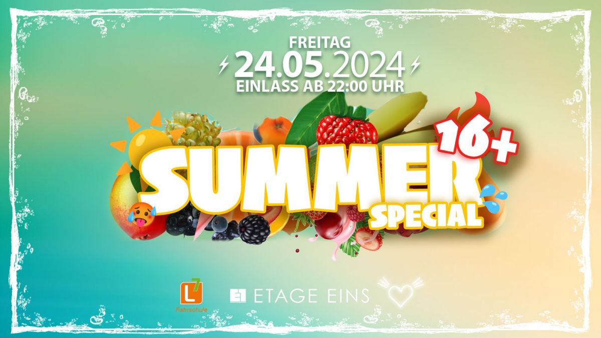 SUMMER SPECIAL - ENERGY 16+