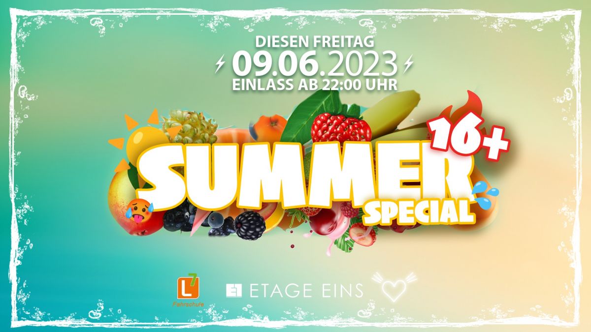 SUMMER SPECIAL - ENERGY 16+